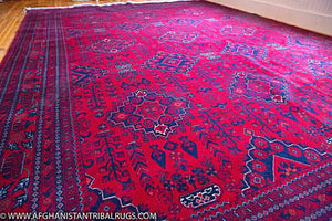 Kunduz Afghan Rug designed by Waziri (Large) 