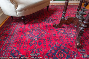 Kunduz Afghan Rug designed by Waziri (Large) 