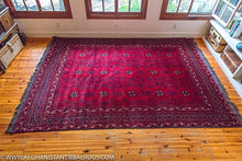 Load image into Gallery viewer, Kunduz Afghan Rug designed by Waziri (Large) 