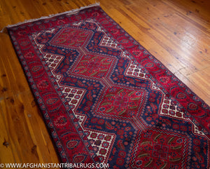 Bokhara Afghan Runner Rug 