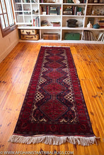 Load image into Gallery viewer, Bokhara Afghan Runner Rug 