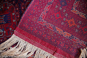 Bokhara Afghan Rug designed by Patnosi 