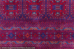 Bokhara Afghan Rug designed by Patnosi 