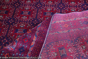 Bokhara Afghan Rug designed by Patnosi 