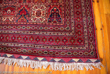 Load image into Gallery viewer, Bokhara Afghan Rug designed by Bakhtiari 