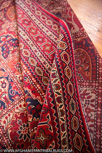 Bokhara Afghan Rug designed by Bakhtiari 