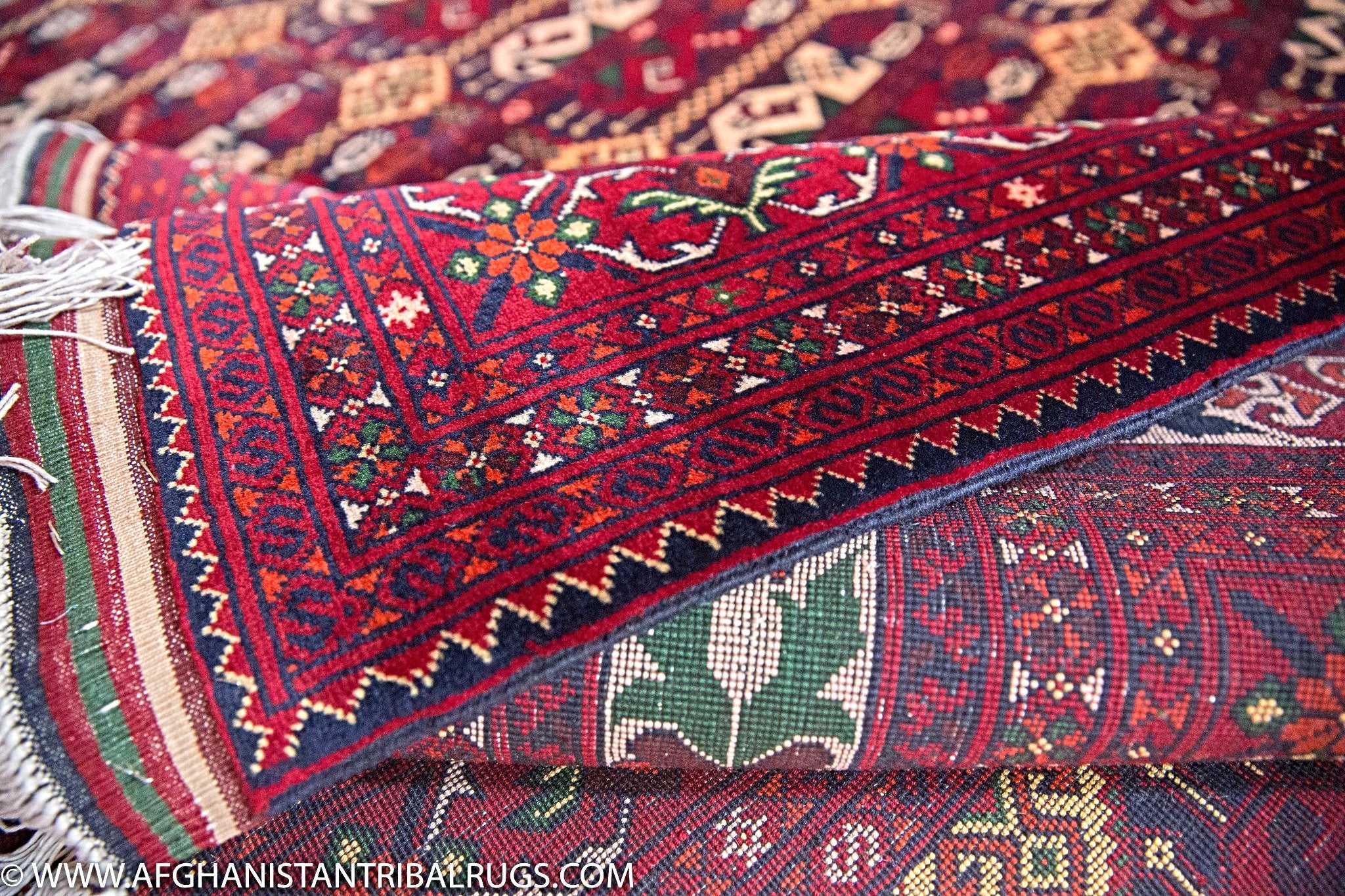 Royal Bokhara Afghan Handmade Large Rug
